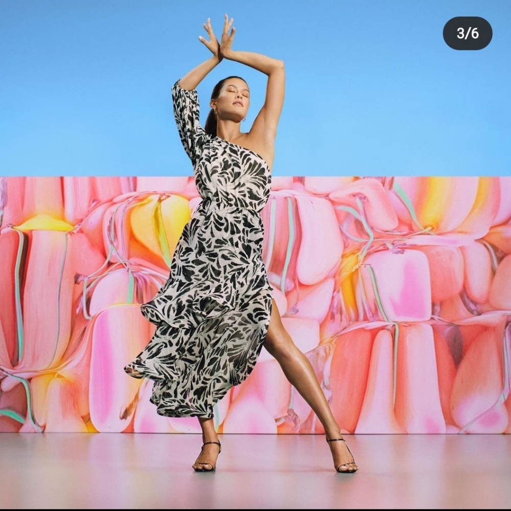 Alexis for Target Botanical Ruffle Dress